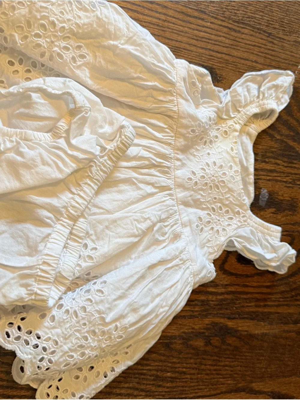 GAP White Eyelet Dress with Matching Bloomers
